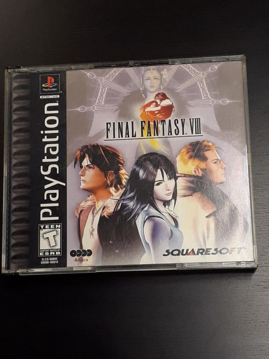 Final Fantasy VIII (USA versio) kaytetty PS1 Kaytetty mintti manuaali, platinum