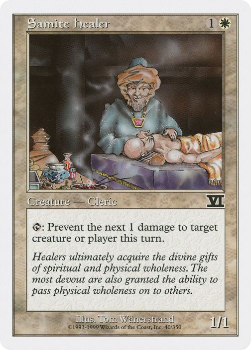 Samite Healer 40/350 Kunto: Near Mint