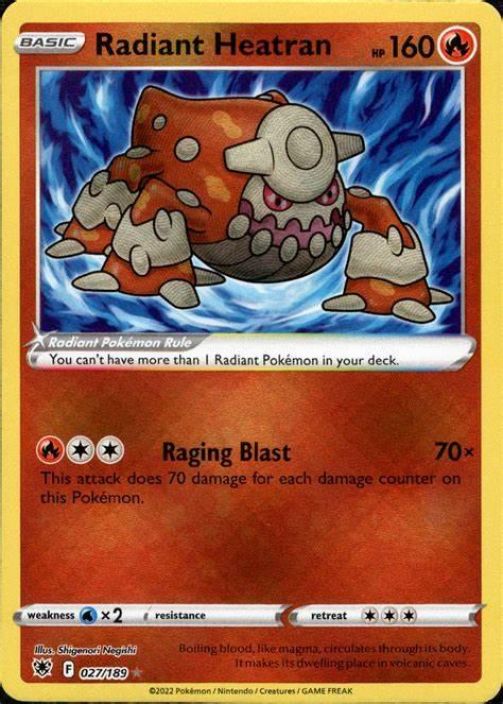 Radiant Heatran 027/189 Kunto: Near Mint