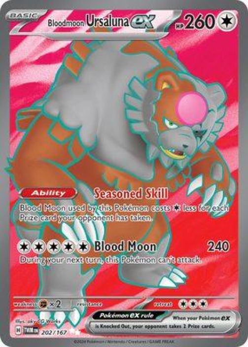 Bloodmoon Ursaluna ex 202/167 Kunto: Good