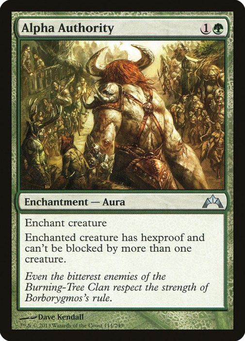 Alpha Authority Kunto: Near Mint