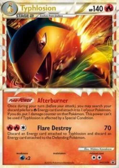 Typhlosion HGSS09 Promo Kunto: Played