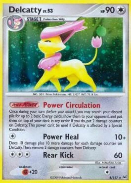 Delcatty 4/127 holo Kunto: Damaged