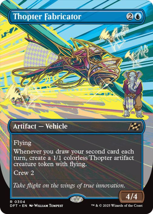 Thopter Fabricator 0304 Borderless Aetherdrift Kunto: NM