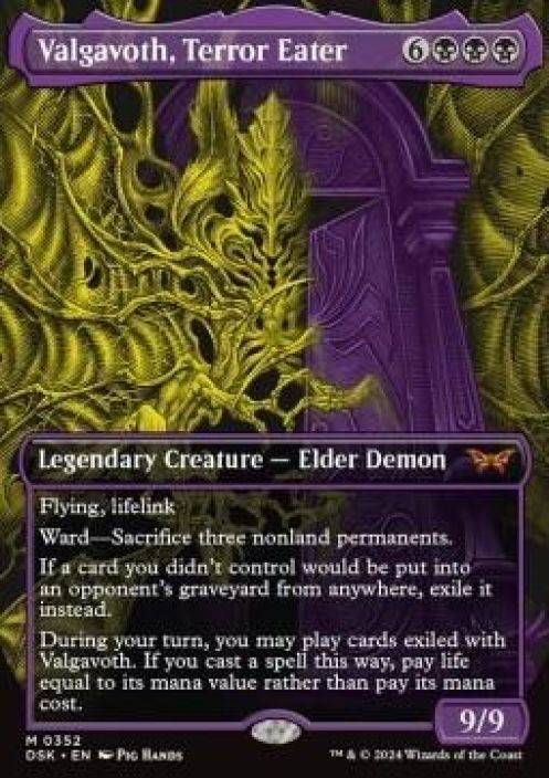 Valgavoth, Terror Eater NM Kunto: Near Mint