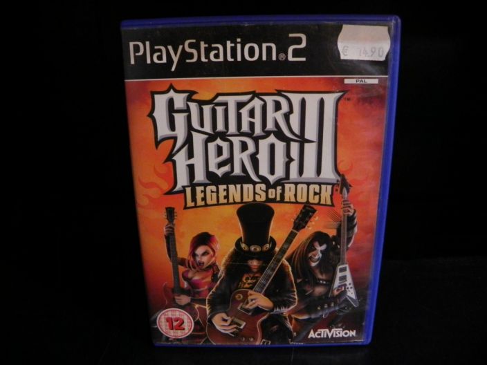 Guitar Hero 3 Legends of rock kaytetty PS2