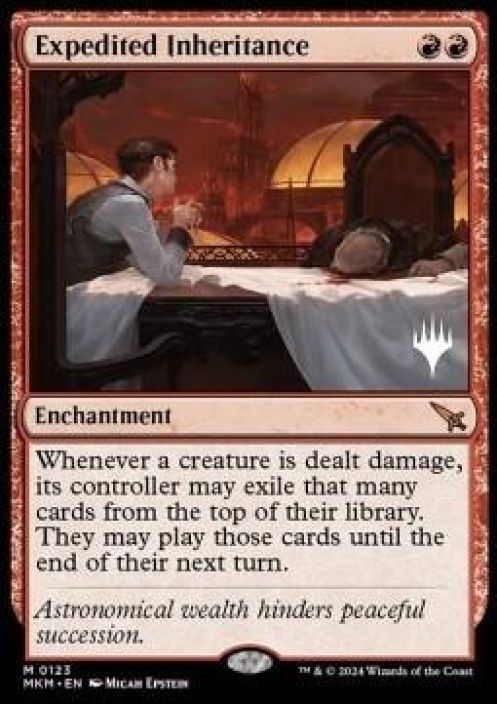 Expedited Inheritance Foil Promo Kunto: Near Mint