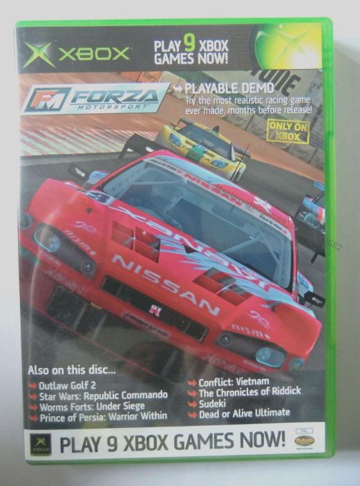 XBOX Demo Game Disc 38 Forza Motorsport