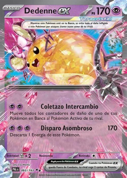 Dedenne ex 093/193 Kunto: Excellent