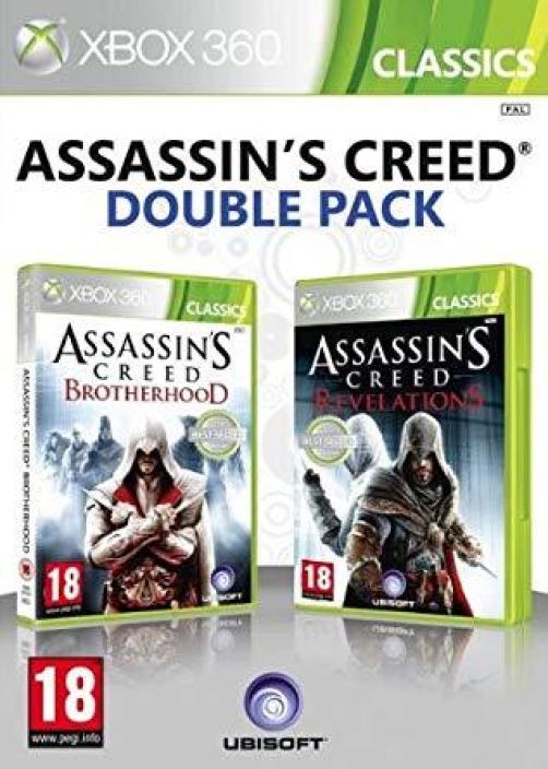 Assassin's Creed Compilation Xbox 360 Kaytetty. Sis. 2 Pelia Assassin's Creed Brotherhood &amp; Assassin's Creed Revelations