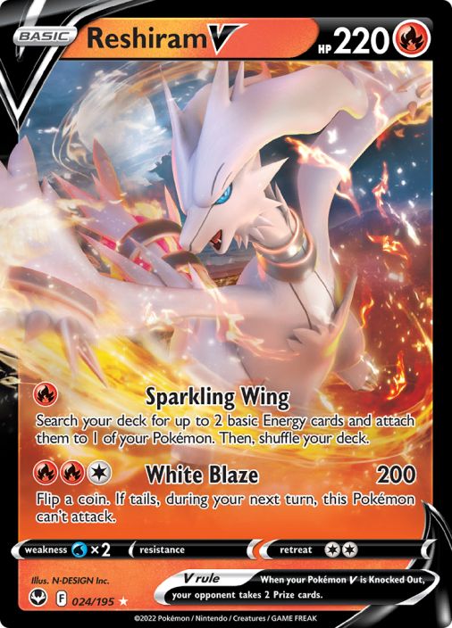 Reshiram V 024/195 Kunto: Damaged