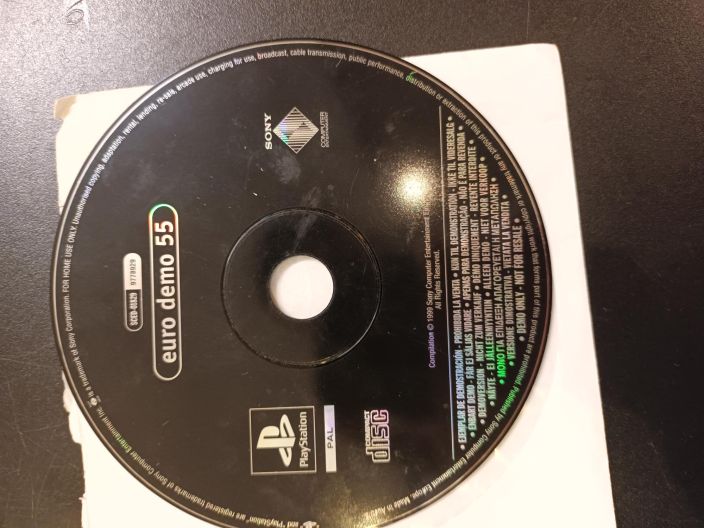 euro demo 55 kaytetty PS1