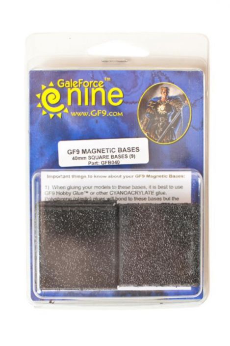 GF9 Magnetic Square Bases 40mm
