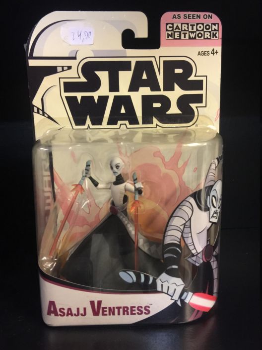 Star Wars Clone Wars Asajj Ventress (2003) Boxed