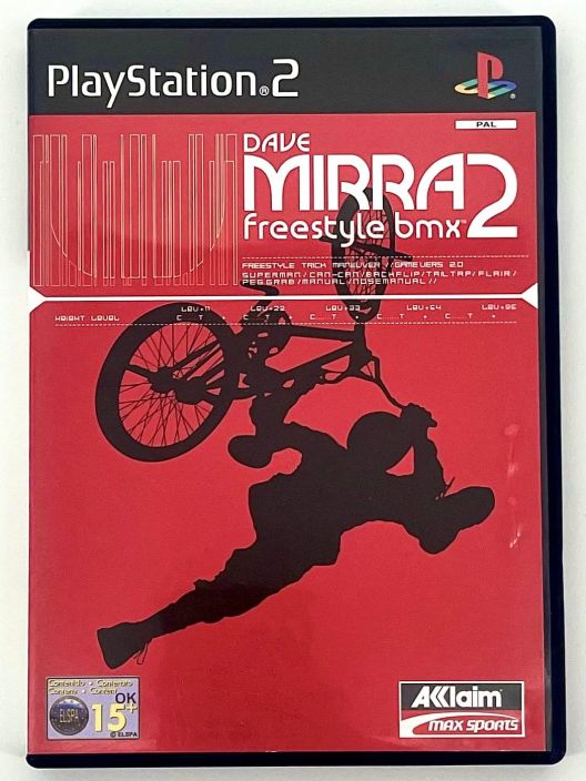 Dave Mirra Freestyle BMX Kaytetty PS2 ei manuaalia