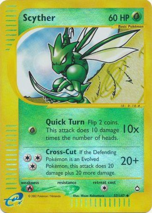 Scyther 57/147 Kunto: Played