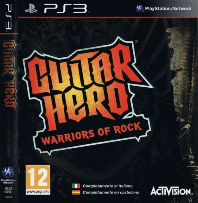 Guitar Hero warriors of rock kaytetty PS3