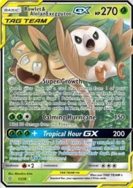 Rowlet & Alolan Exeggutor GX 1/236 LP