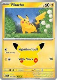 Pikachu 045/128 30th Celebration NM