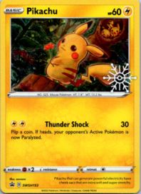 Pikachu SWSH153 Holo EX Joulukalenteri Promo