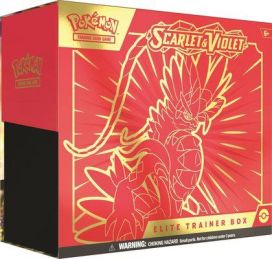 Pokemon Scarlet & Violet Pokemon Elite Trainer Box Koraidon red