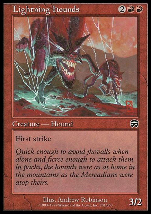 Lightning hounds Kunto: Near Mint