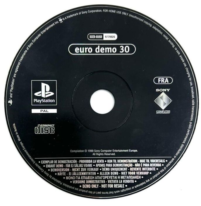 Euro demo 30 kaytetty PS1