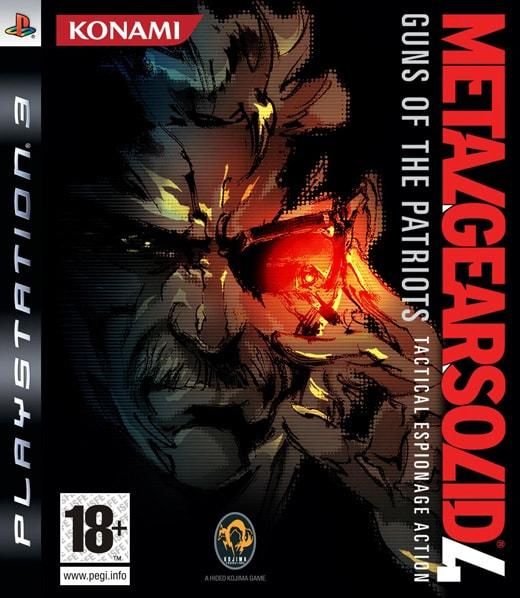 Metal Gear Solid 4 - Guns Of The Patriots kaytetty PS3