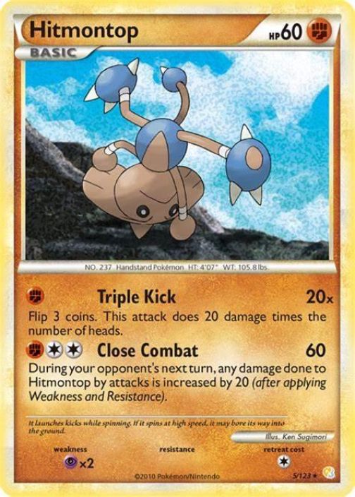 Hitmontop 5/123 Kunto: Played