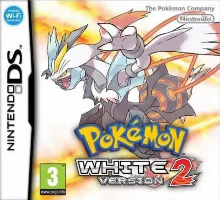POKEMON White version 2 kaytetty DS pelkka peli Nintendo DS