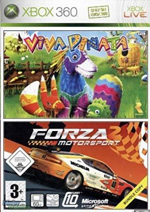 Viva Pinata + Forza Motorsport 2 kaytetty XBOX 360