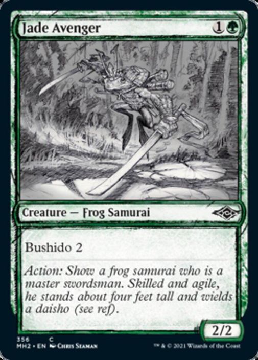 Jade Avenger 356C NM Kunto NM