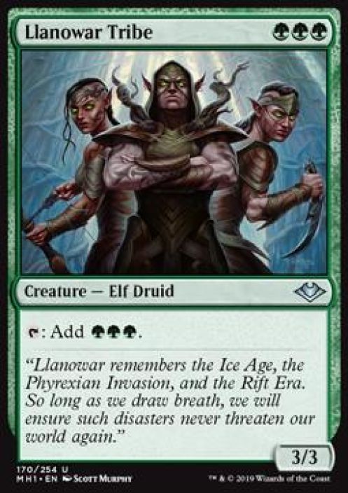 Llanowar Tribe 170/254 Kunto: Excellent