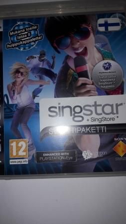 Singstar STARTTIPAKETTI +singstore uusi PS3 muoveissa