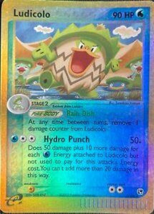 Ludicolo 7/100 Reverse Holo PL Kunto: Played