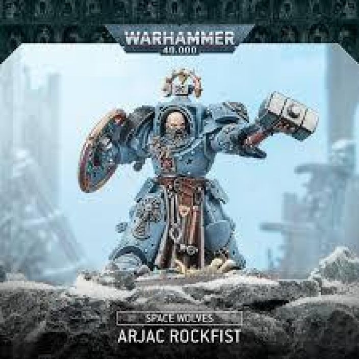 Warhammer 40K Space Wolves Arjac Rockfist Julkaisupaiva: 12.7.2025