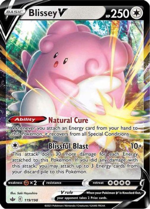Blissey V 119/198 PL Kunto: Played
