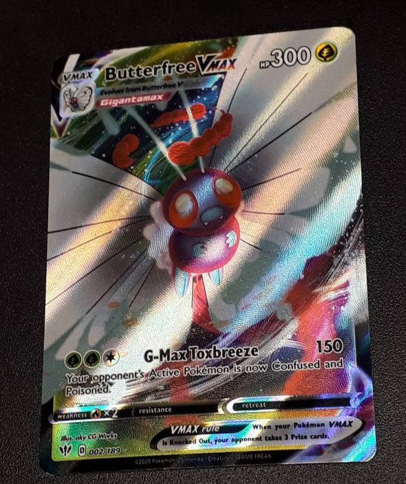 Butterfree VMAX 002/189 Kunto: Excellent