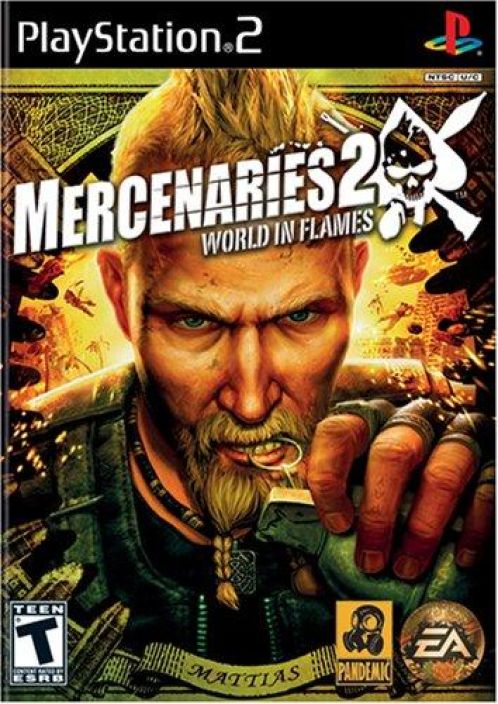 Mercenaries 2 World in Flames kaytetty PS2
