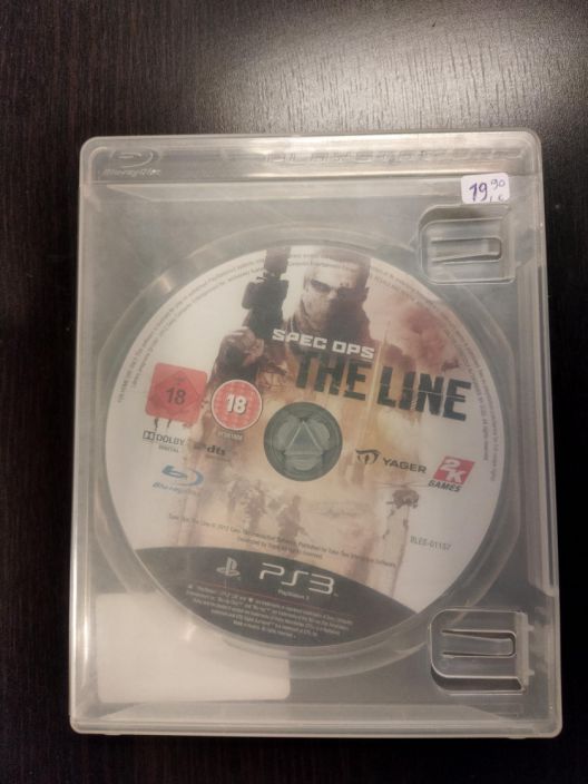 Spec ops The Line Loose PS3 kaytetty Ei alkuperaisia Pahveja