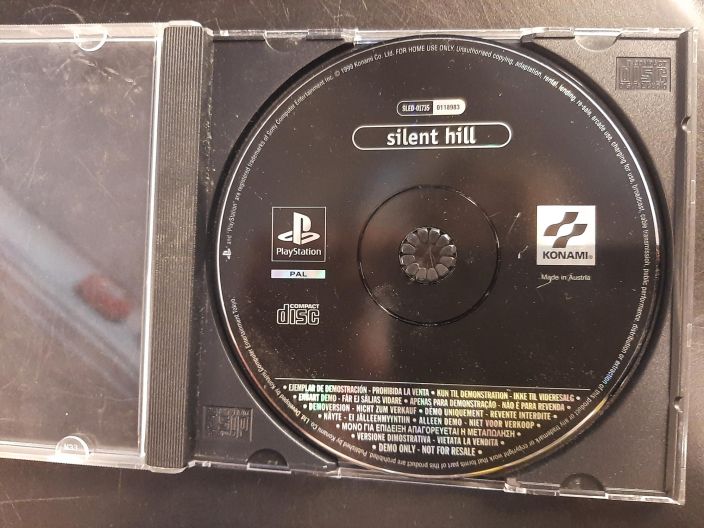 Silent Hill Demo PS1 Vain Peli demo peli CD