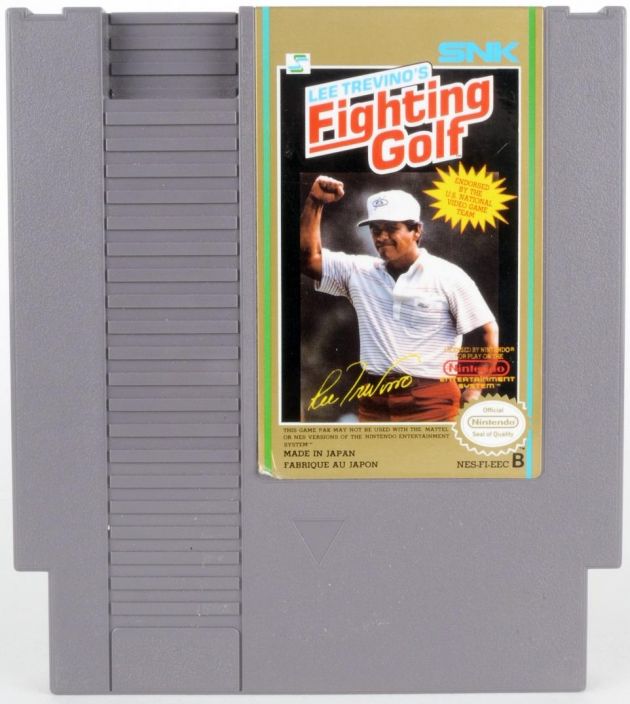 Lee Trevino's Fighting Golf kaytetty NES Loose
