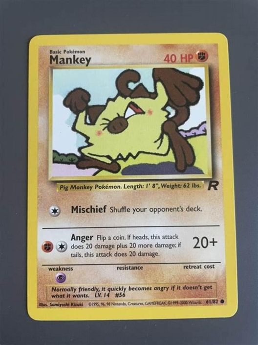 Mankey 61/82 Kunto: NM