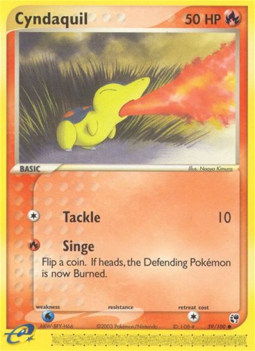 Cyndaquill 59/100 Kunto: NM
