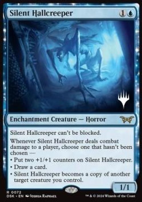 Silent Hallcreeper Foil Promo Kunto: Near Mint