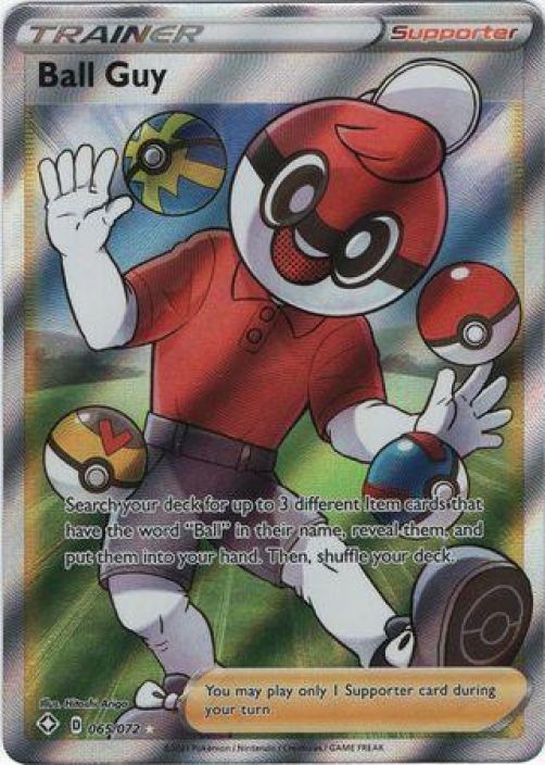 Ball Guy Full Art 065/072 EX Kunto: Excellent