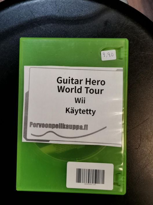 Guitar Hero World Tour kaytetty EI PAHVEJA Wii ei alkuperaisia kansipahveja