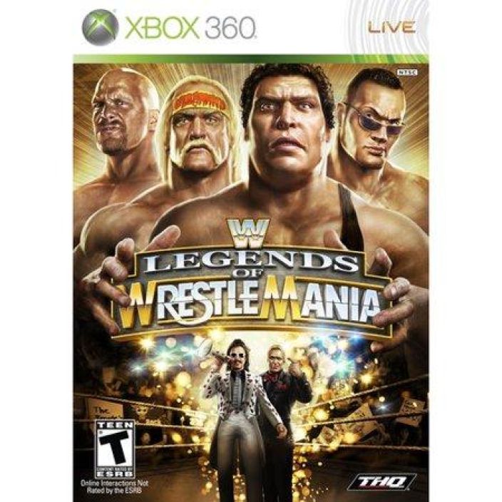 WWE Legends of Wrestlemania kaytetty XBOX 360