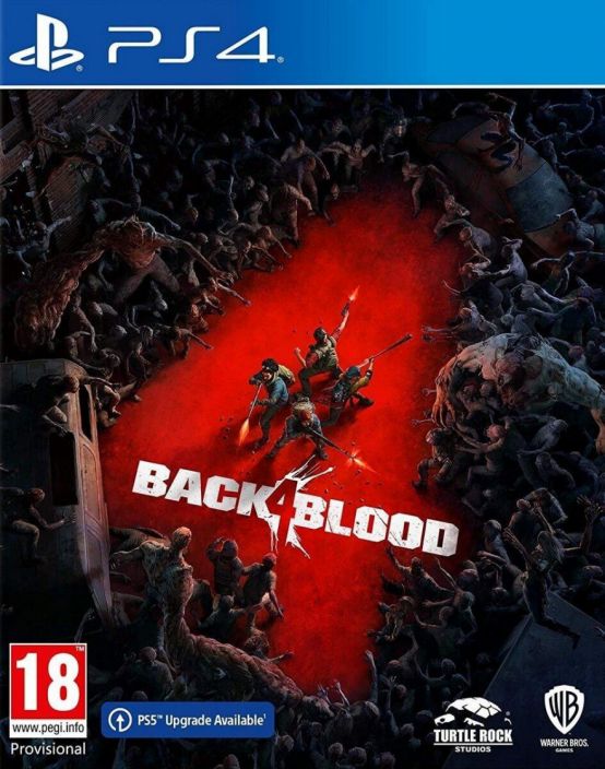 Back 4 Blood Kaytetty PS4 Olet Riddenia vastaan kaytavan sodan ytimessa. Nama kuolettavan parasiitin haltuunsa ottamat