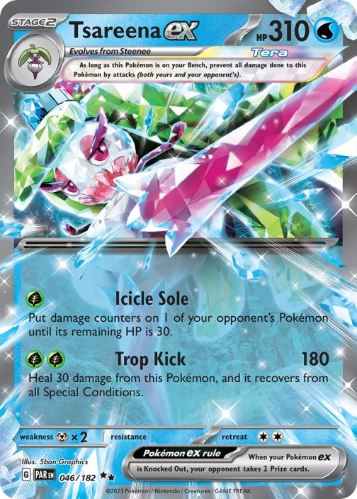 Tsareena ex 046/182 NM Kunto NM